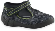 Buty dla chłopców - Dziecięce kapcie do przedszkola dla chłopca Renbut 13-102LP-0072 Szare - miniaturka - grafika 1