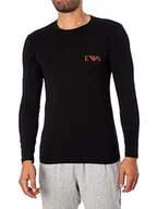 Koszulki męskie - Emporio Armani Męski T-shirt męski Bold Monogram, czarny, S - miniaturka - grafika 1