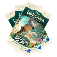 Gry karciane - Ravensburger Disney Lorcana Saszetka 12 Kart Kolekcjonerskich Booster Karty Archazia's Island - miniaturka - grafika 1