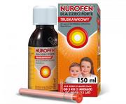 RECKITT BENC Nurofen dla dzieci forte zawiesina 40 mg/ml o smaku truskawkowym 150 ml