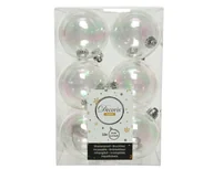 Bombki - Bombki Dekoracyjne Plastikowe Na Choinkę 6Cm X12 - miniaturka - grafika 1