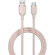 Kable USB - Kabel USB - USB Typ-C DEVIA Jelly 2.4A 1.2 m Różowy - miniaturka - grafika 1