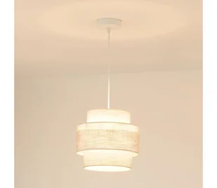 Brilagi - Żyrandol na lince DOVER SPACE 1xE27/15W/230V śr. 25 cm szary/kremowy - Lampy sufitowe - miniaturka - grafika 1