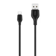 Kable USB - Xo Kabel NB103 typ-C czarny 2,1A 1m - miniaturka - grafika 1