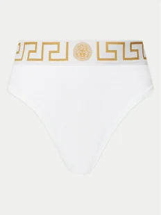 Versace Figi klasyczne z wysokim stanem AUD01050 1A10011 Biały - Majtki damskie - miniaturka - grafika 1