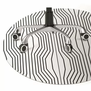 Podkładka pod fotel Iluzja geometryczna fi100 cm - Podnóżki, podpórki, podkładki - miniaturka - grafika 1