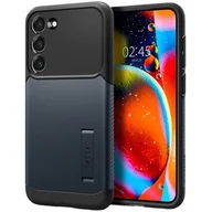 Etui i futerały do telefonów - Spigen Etui Slim Armor do Samsung Galaxy S23 Grafitowy - miniaturka - grafika 1