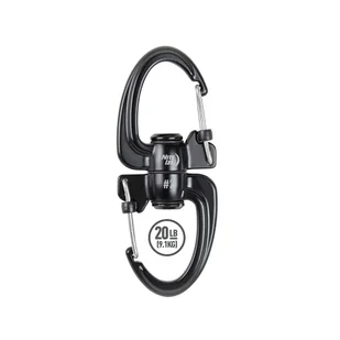 Nite Ize - Karabińczyk S-Biner 360 SlideLock Dual Carabiner #2 - Czarny - SBLR2-01-R3 - Sprzęt wspinaczkowy - miniaturka - grafika 7
