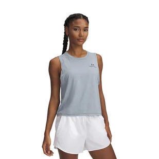 Top treningowy damski Under Armour Rush Energy Crop Tank - Koszulki sportowe damskie - miniaturka - grafika 1