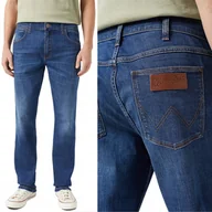 Spodnie męskie - Wrangler GREENSBORO Winston SUPER WYTARTY CIEMNY DżINS W31 L34 - miniaturka - grafika 1