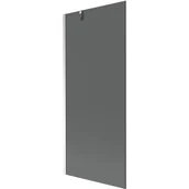Parawany nawannowe - Mexen Next parawan nawannowy 1-skrzydłowy 80 x 150 cm, grafit, chrom - miniaturka - grafika 1