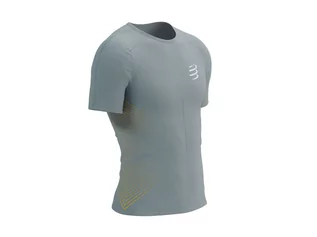 Koszulki sportowe męskie - COMPRESSPORT Koszulka biegowa PERFORMANCE SS T-SHIRT alloy/citrus - grafika 1