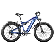 Rowery elektryczne - Shengmilo MX03 2023 Electric Bike 26*3.0in Tire 500W Bafang Motor 25km/h Max Speed 48V 15Ah Battery 180kg Load - miniaturka - grafika 1