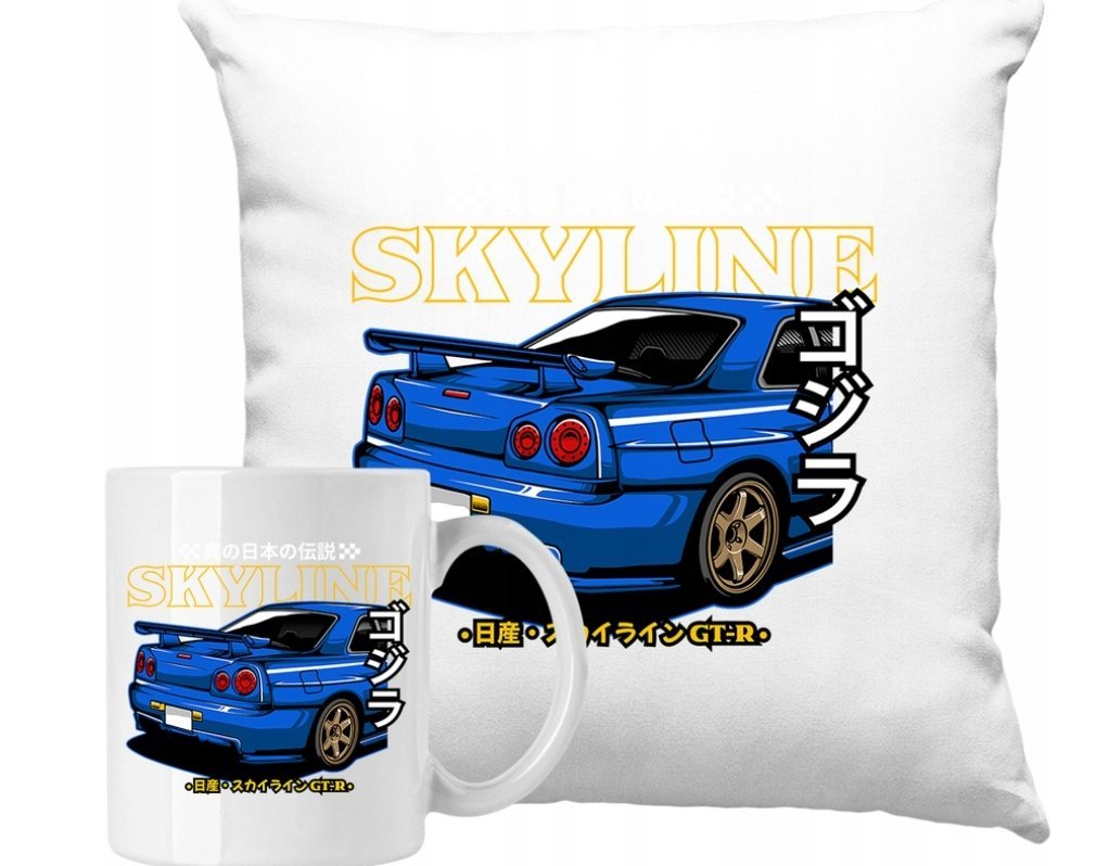 ZESTAW PODUSZKA + KUBEK JDM Auto Car Motoryzacja Pomysł Na Prezent #4