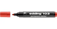 Markery permanentne - Marker permanentny e-103 EDDING, czerwony - miniaturka - grafika 1