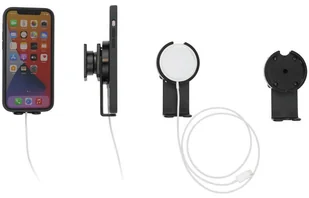 Brodit AB Uchwyt do oryginalnej ładowarki indukcyjnej MagSafe dla Apple iPhone 12 Pro z dolną podporą 216176 - Uchwyty samochodowe do telefonów - miniaturka - grafika 25