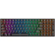 Klawiatury - Klawiatura mechaniczna Royal Kludge RK100 RGB, Red switch (czarna) - miniaturka - grafika 1