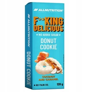 Allnutrition Fitking Delicious Donut Cookie 128G Kokos-Karmel Fit Ciastka - Ciastka - miniaturka - grafika 1