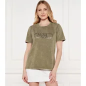 Koszulki i topy damskie - Michael Kors T-shirt EMPIRE | Regular Fit - miniaturka - grafika 1