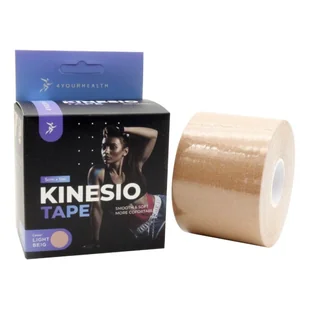 KINESIOTAPING KINESIO PLASTRY TEJPY TAPE TAŚMA 5M brązowy - Akcesoria do rehabilitacji - miniaturka - grafika 1