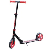 Hulajnogi - City Scooter Schildkröt Schildkröt Street Artist, koła 200 mm, wysokiej jakości hulajnoga rekreacyjna z aluminium, składana, dla dzieci i dorosłych, kolor: czerwony, 510102 510102 - miniaturka - grafika 1