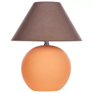 Lampy stojące - Lampa stołowa ceramiczna pomarańczowa LIMIA - miniaturka - grafika 1