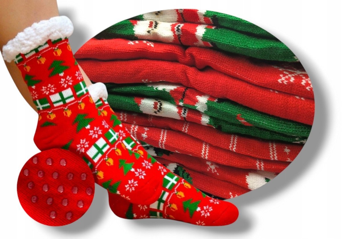 Skarpetki damskie świąteczne rozmiar 39-42