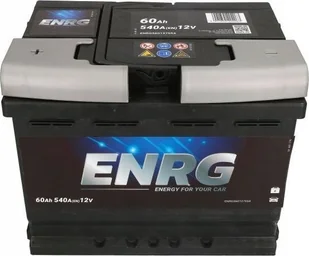 Akumulator ENRG 12V 60Ah/540A CLASSIC L+ biegun standardowy 242x175x190 B13 - stopka o wysokości 10,5 mm rozruchowy - Ładowarki i akumulatory - miniaturka - grafika 1