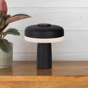 Lampy stojące - Näve Lampa stołowa LED Pilu czarna wysokość 16,5cm metal touchdim - miniaturka - grafika 1