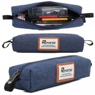 Piórniki - Piórnik szkolny stylowy tuba jednokomorowy Reverse - miniaturka - grafika 1