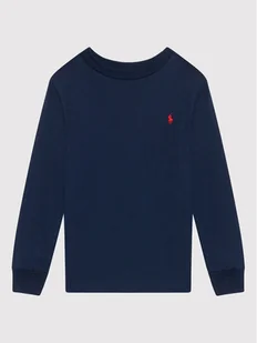Ralph Lauren Polo Bluzka Ls Cn 322843804002 Granatowy Regular Fit - Bluzy dla chłopców - miniaturka - grafika 1