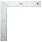 Zawiasy, okucia i inne akcesoria - Kątownik narożny ocynk 200 x 200 x 30 - miniaturka - grafika 1