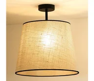 Lampy sufitowe - Duolla - Żyrandol natynkowy YUTE 1xE27/15W/230V śr. 38 cm szary/czarny - miniaturka - grafika 1