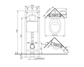 Stelaże i zestawy podtynkowe do WC - Schwab Duplo Corner Stelaż WC 4060452703  - odbiór osobisty: Kraków, Warszawa - miniaturka - grafika 1