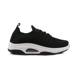 Trampki damskie Slip On Casual Shoes Textile Comfort Trainers Mom Black Rozmiar 37 - Trampki damskie - miniaturka - grafika 1