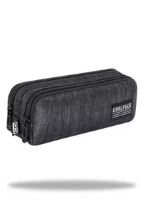 CoolPack Piórnik saszetka podwójna prostokatna Clio Snow Black C69164 - Piórniki - miniaturka - grafika 1
