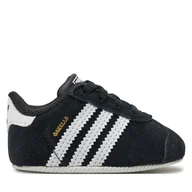 Buty dla chłopców - Sneakersy adidas Gazelle Crib JI2046 Czarny - miniaturka - grafika 1