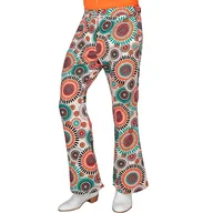 Spodnie męskie - WIDMANN MILANO PARTY FASHION - Spodnie męskie z lat 60-tych, Hippie, Reggae, Flower Power, Disco Fever, Schlagermove - miniaturka - grafika 1
