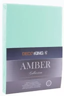 Prześcieradła - DecoKing Jersey/AMBER/LIGHTTURQUOISE/140-160x200+30 - miniaturka - grafika 1