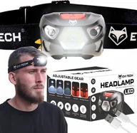 Latarki - LATARKA CZOŁOWA LED Akumulator CZOŁÓWKA Mocna Wodoodporna Lampa GESTY USB-C - miniaturka - grafika 1