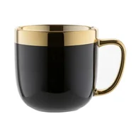 Kubki - Kubek Berlotti 530 ml czarno-złoty - miniaturka - grafika 1