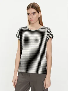 Vero Moda T-Shirt Ava 10284469 Czarny Regular Fit - Koszulki i topy damskie - miniaturka - grafika 1