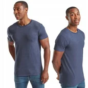 Koszulki męskie - Koszulka Męska T-Shirt BASIC Bawełna Iconic FRUIT 61430 GRANAT Heather 2XL - miniaturka - grafika 1