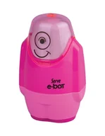 Temperówki - Temperówka Z Gumką Serve E-Bot Różowa Robot - miniaturka - grafika 1