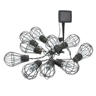 SANICO 311542 Girlanda solar Lofcik 10LED barwa ciepła 3000K IP44 2m - Lampy ogrodowe - miniaturka - grafika 1