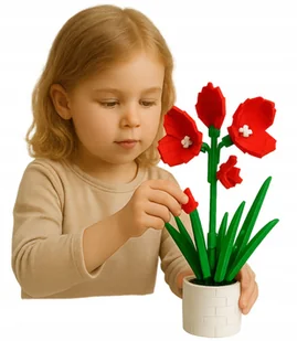 Klocki konstrukcyjne kwiaty w doniczce AMARYLIS 876 el. 101-15 - Zabawki konstrukcyjne Klocki konstrukcyjne kwiaty w doniczce AMARYLIS 876 el. 101-15 - Zabawki konstrukcyjne - miniaturka - grafika 1