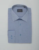 Koszule męskie - koszula fabrizia 00411 długi rękaw granatowy classic fit - miniaturka - grafika 1