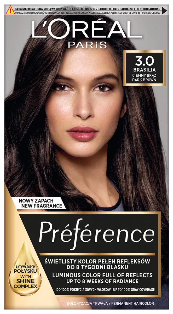 Loreal Recital Preference B 3.0 Brasilia Ciemny Brąz