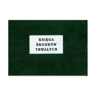Druk "Książka Środków Trwałych" k 207 TYPOGRAF - Druki akcydensowe - miniaturka - grafika 1