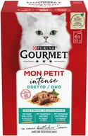 Mokra karma dla kotów - Gourmet Mon Petit, 6 x 50 g - Mięsno-rybne Duetti - miniaturka - grafika 1